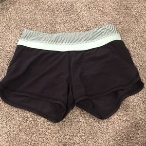 Black lululemon shorts size 4